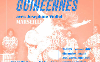 6 au 7 avril 2024 – Stage de danses guinéennes avec Joséphine Viollet