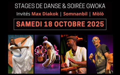 Samedi 18 octobre 2025 – stages de danse et soirée gwoka