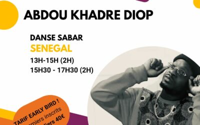 14 & 28 juin 2026 – Stages danse sabar et mandingue