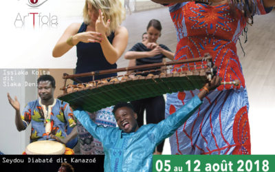 Du 5 au 12 août 2018 – Stages danse et musique africaine