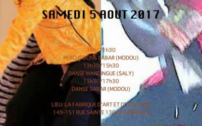 5 août 2017 – Stage Sabar et Mandingue